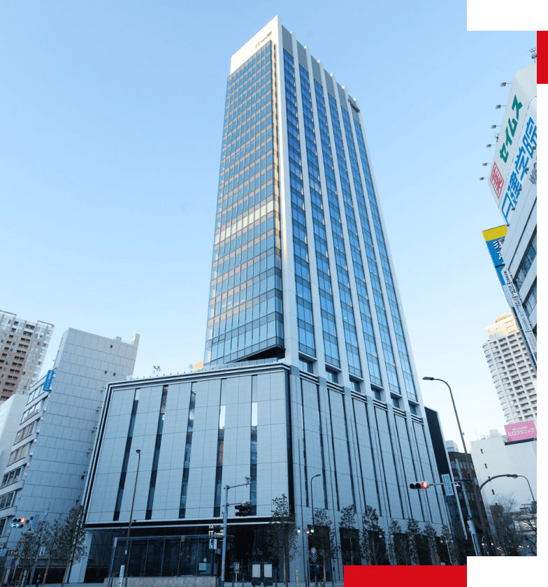 コンセプトイメージ（建物と池袋エリア）