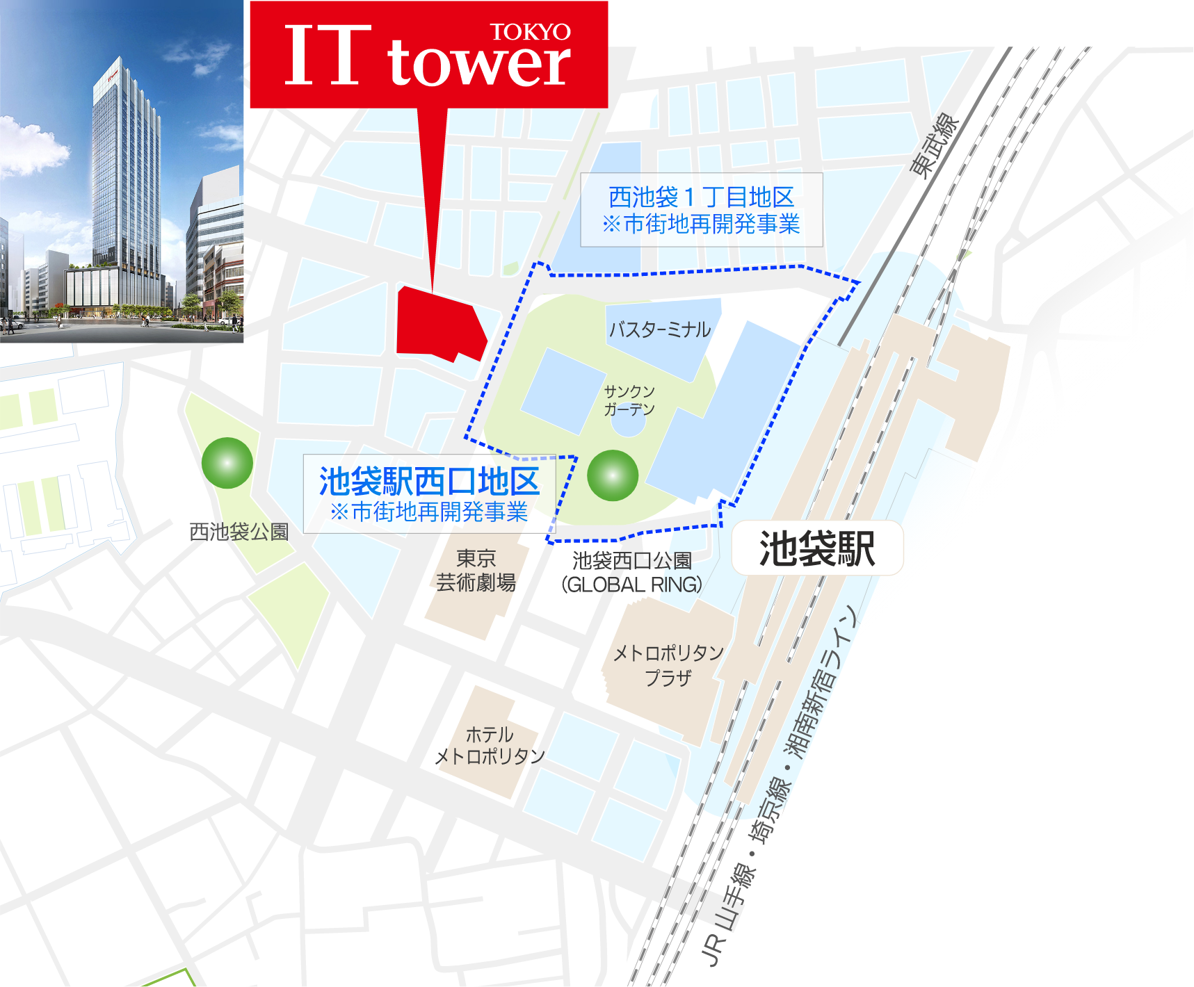 IT TOWER マップ